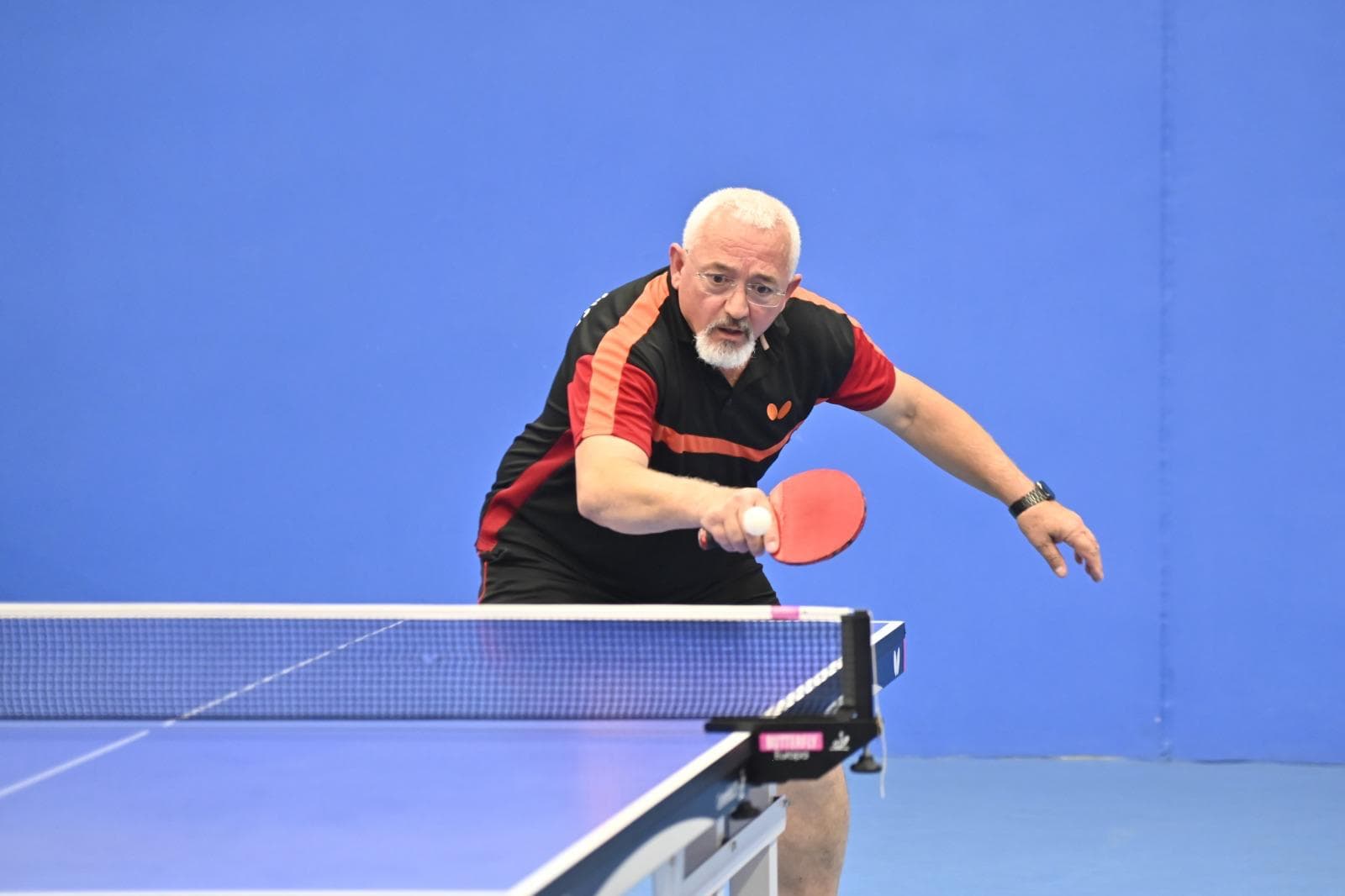Gigi competing at Broward Table Tennis Club