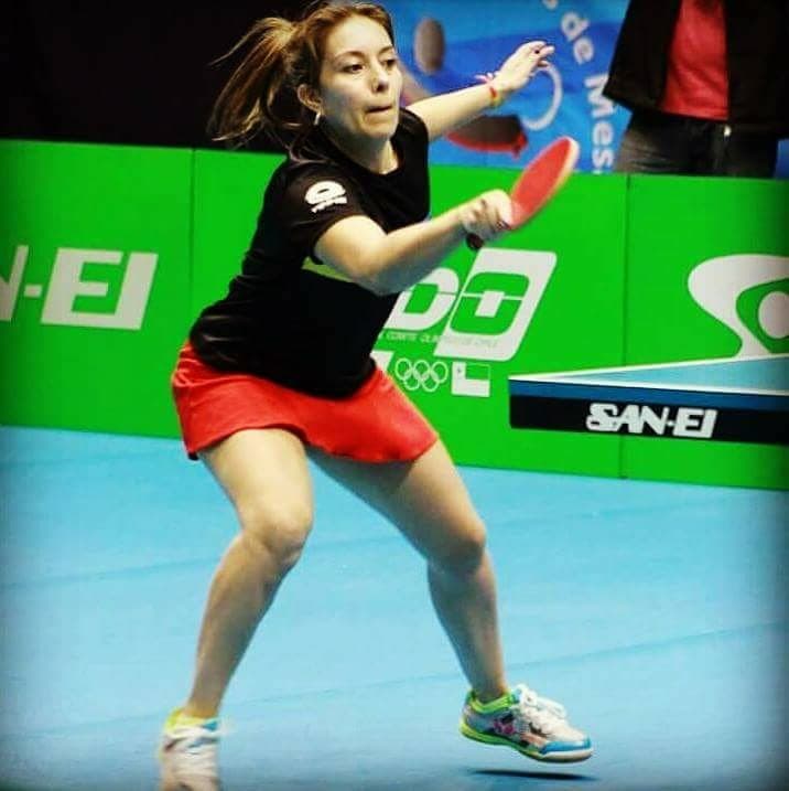 Coach Lady Ruano at Olympic qualification