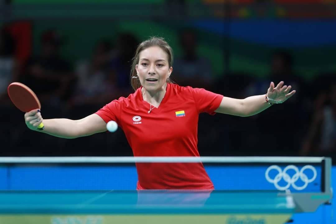 Coach Lady Ruano competing at the Olympic Games